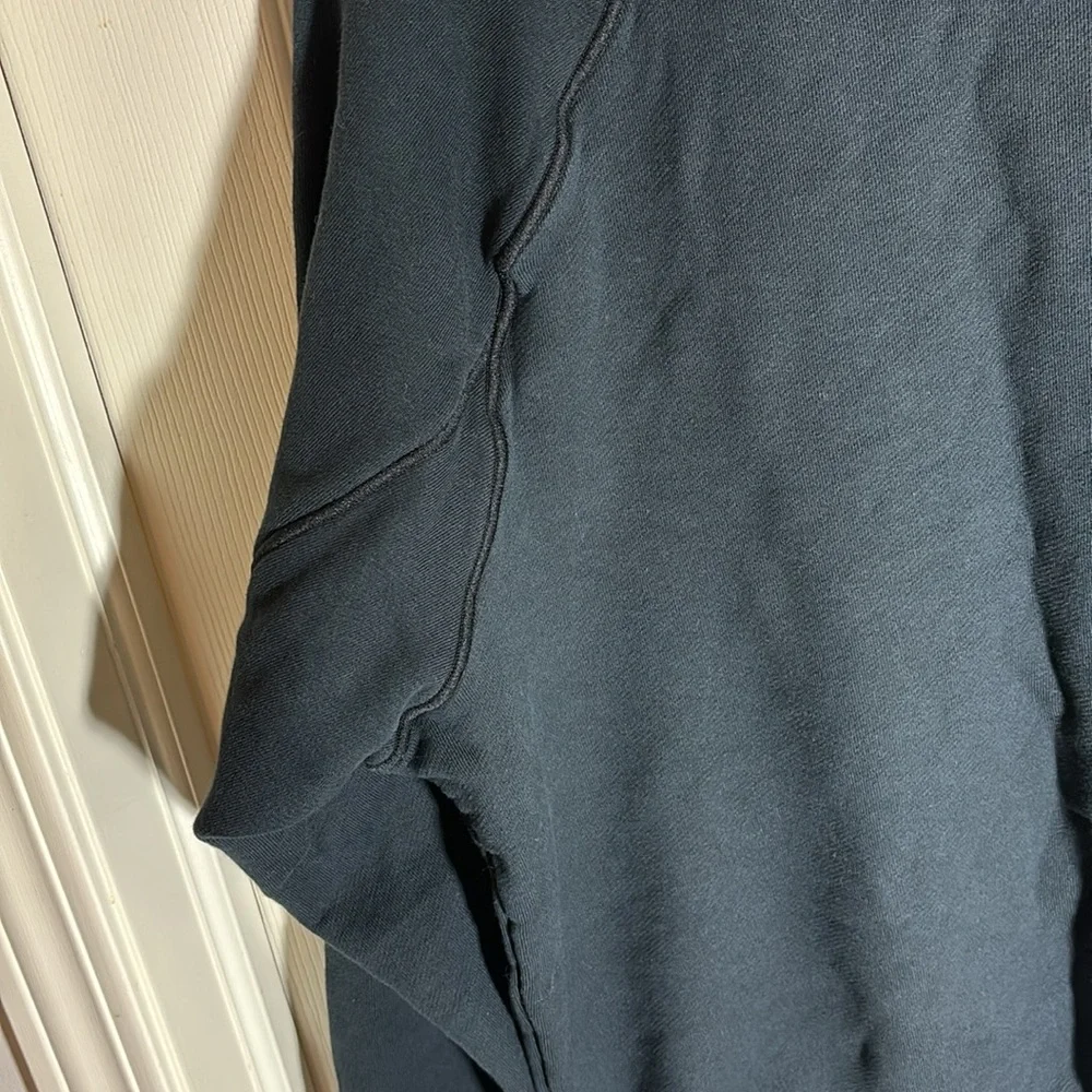 NIKE Air French Terry Black Pullover Sweatshirt in Men’s Large - Picture 5 of 7